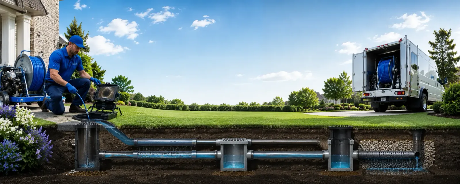 Outdoor drain cleaning information for West Shokan, NY